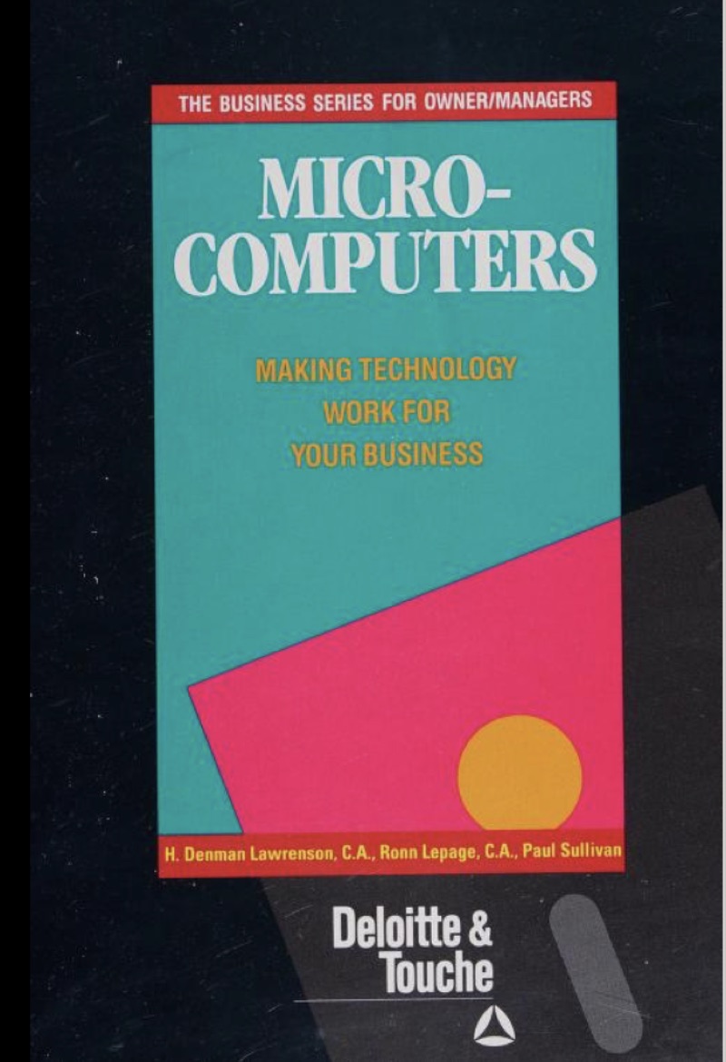 Microcomputers: Making Technology Work for Your Business book cover